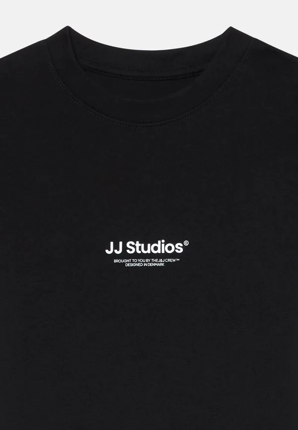 Футболка jjesoho с круглым вырезом, базовая футболка noos. Jack & Jones Junior, Black — фото 3