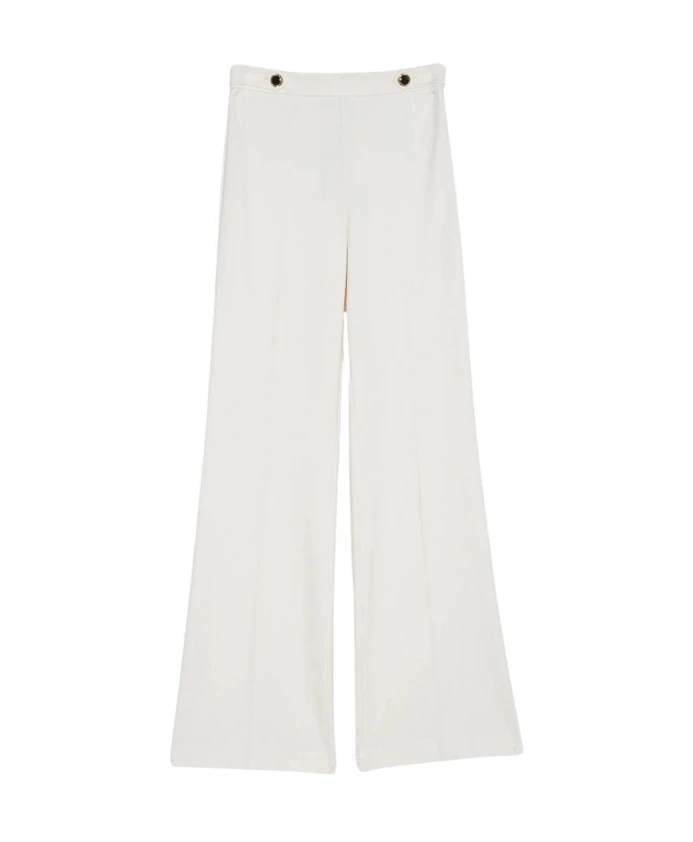 

Брюки с широкими штанинами Twinset, белый