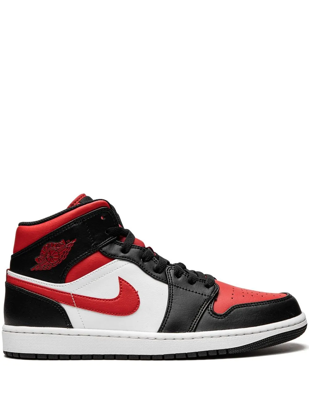 

Кроссовки Air 1 Mid Bred Toe Jordan, белый