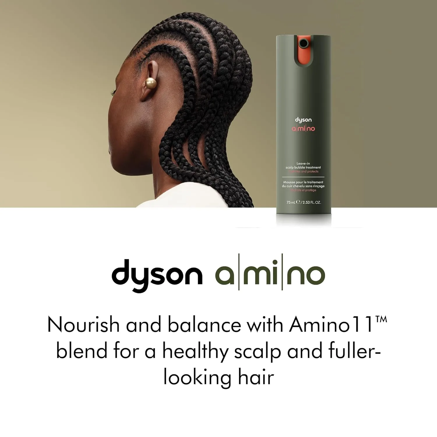 Пена для ухода за кожей головы Dyson Amino, 75 мл, green — фото 2