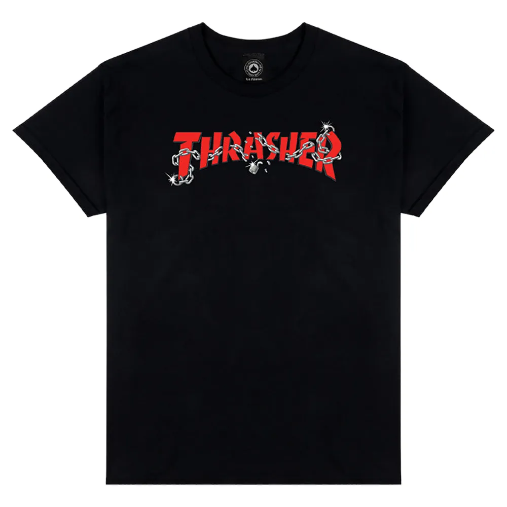 

Футболка с коротким рукавом Thrasher Chains by daniel, черный