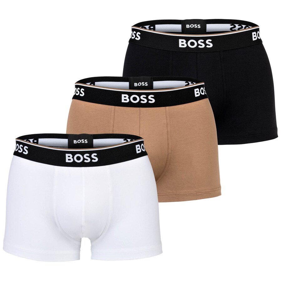 

Трусы BOSS Boxer shorts Power, цвет camel/black/white