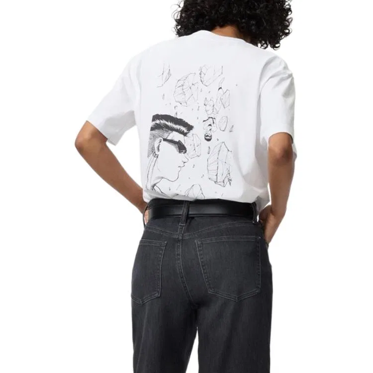 Футболка x JIYINGSHE, LIANMINGKUAN SS26 Unisex UNIQLO, White — фото 4