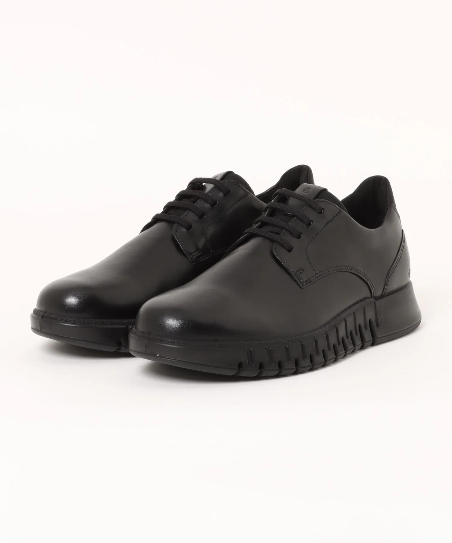 Мужские кроссовки из натуральной кожи Groove Hybrid ECCO чёрные — фото 2