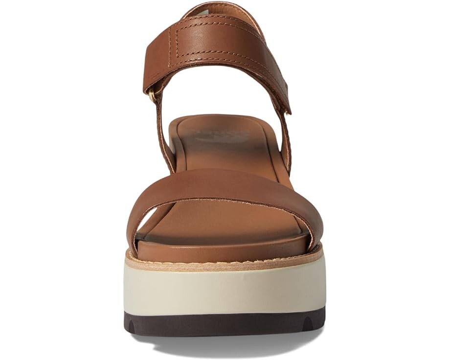 Туфли SOREL Joanie IV Y Strap Wedge, цвет Velvet Tan/Blackened Brown — фото 2