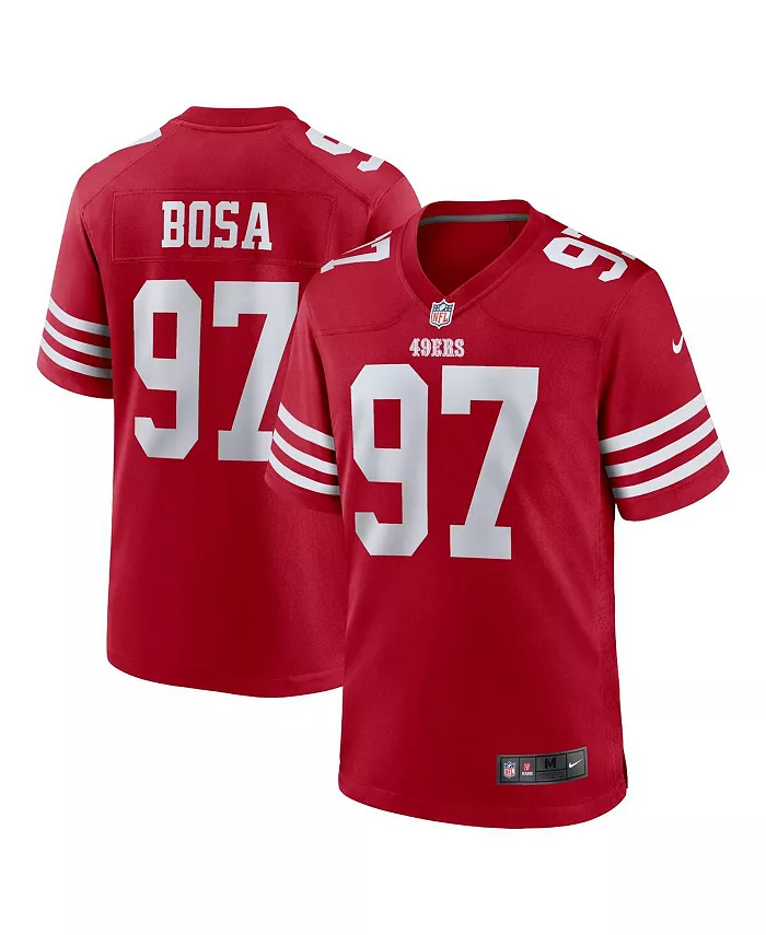

Мужская игровая футболка Nick Bosa San Francisco 49ers Nike, красный