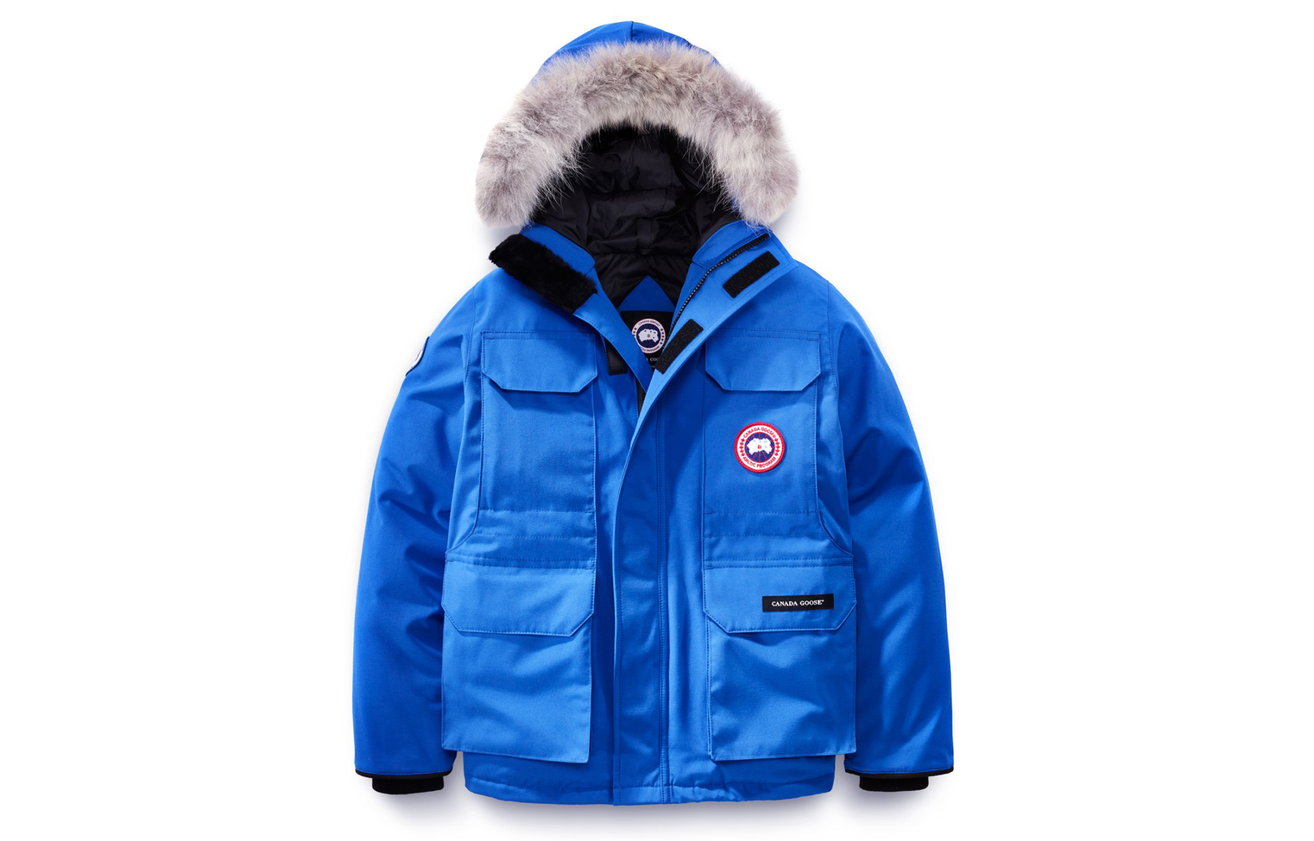 

Детская стеганая куртка Canada Goose, синий