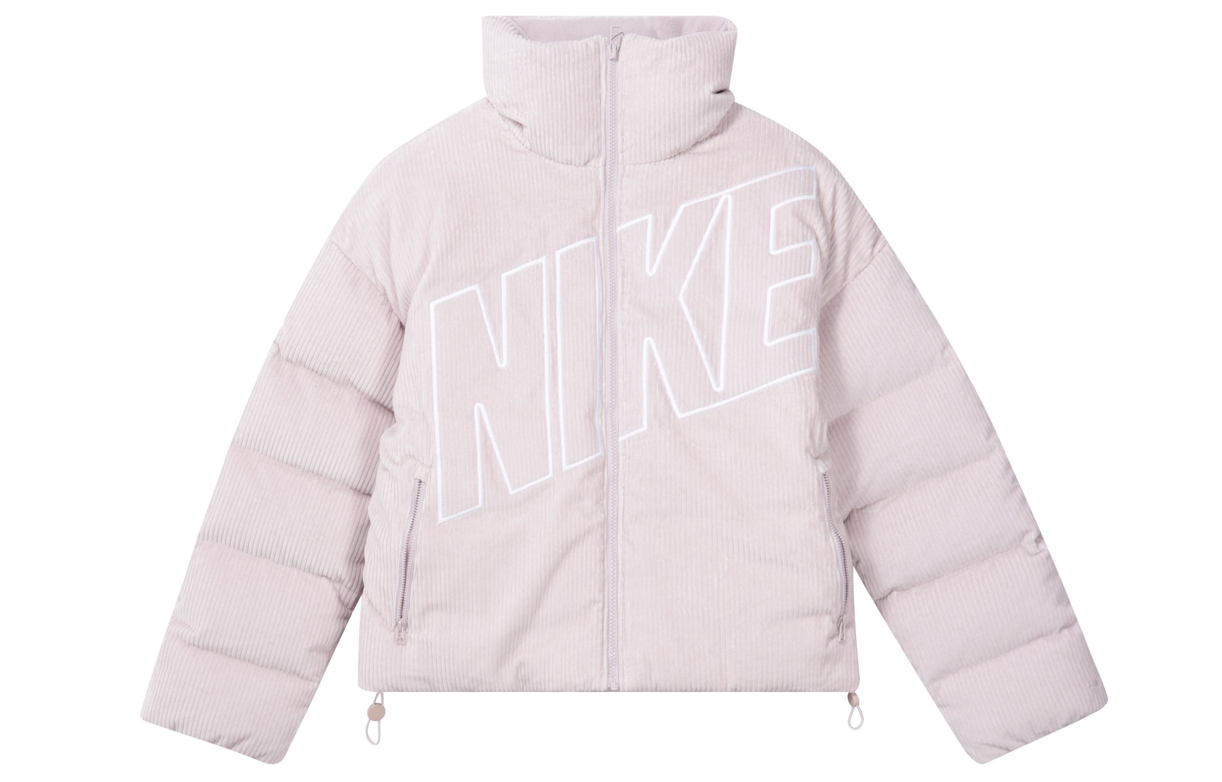 

Nike Пуховик женский серо-фиолетовый