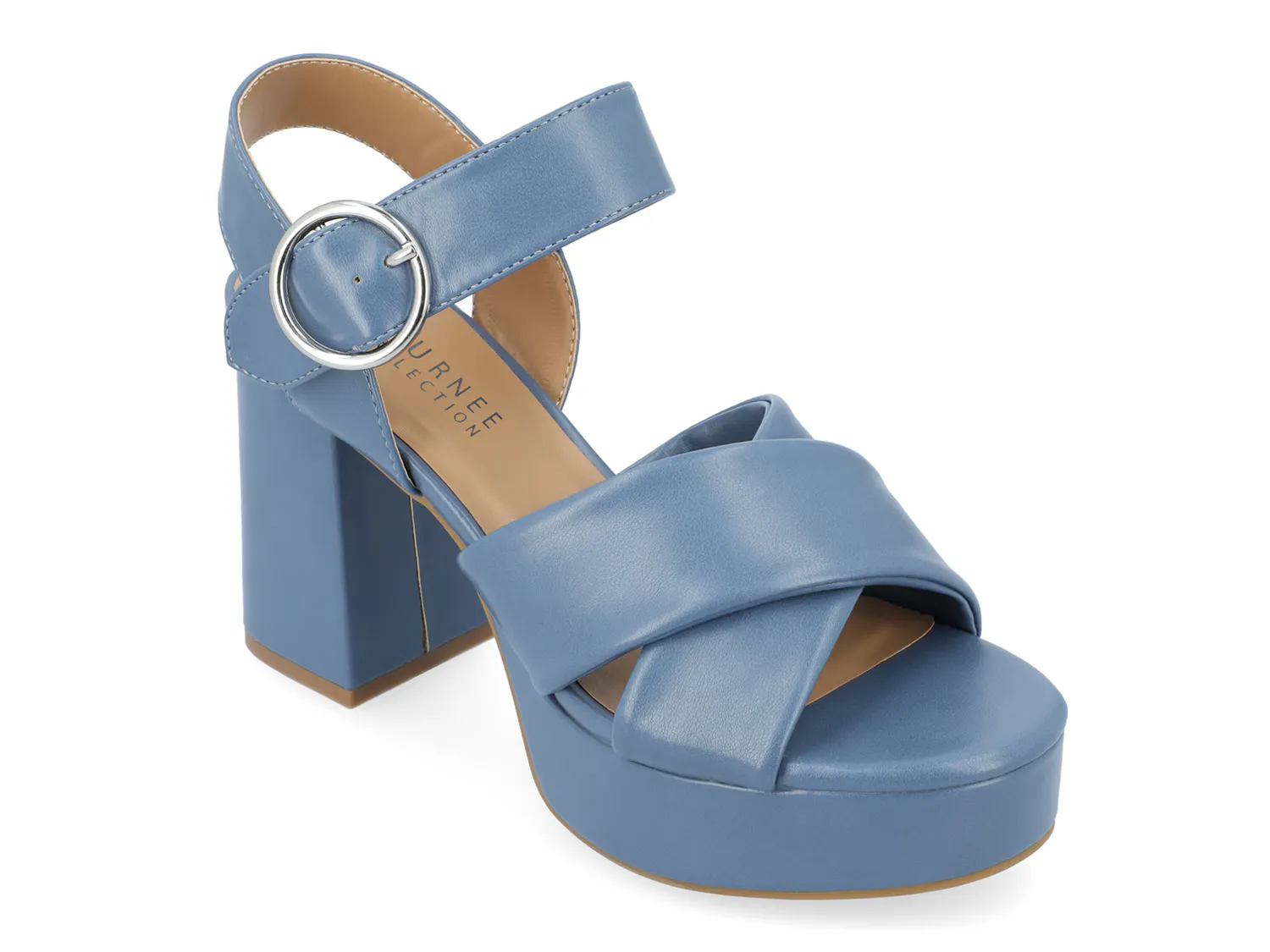 

Сандалии Akeely Platform Sandal Journee Collection, синий