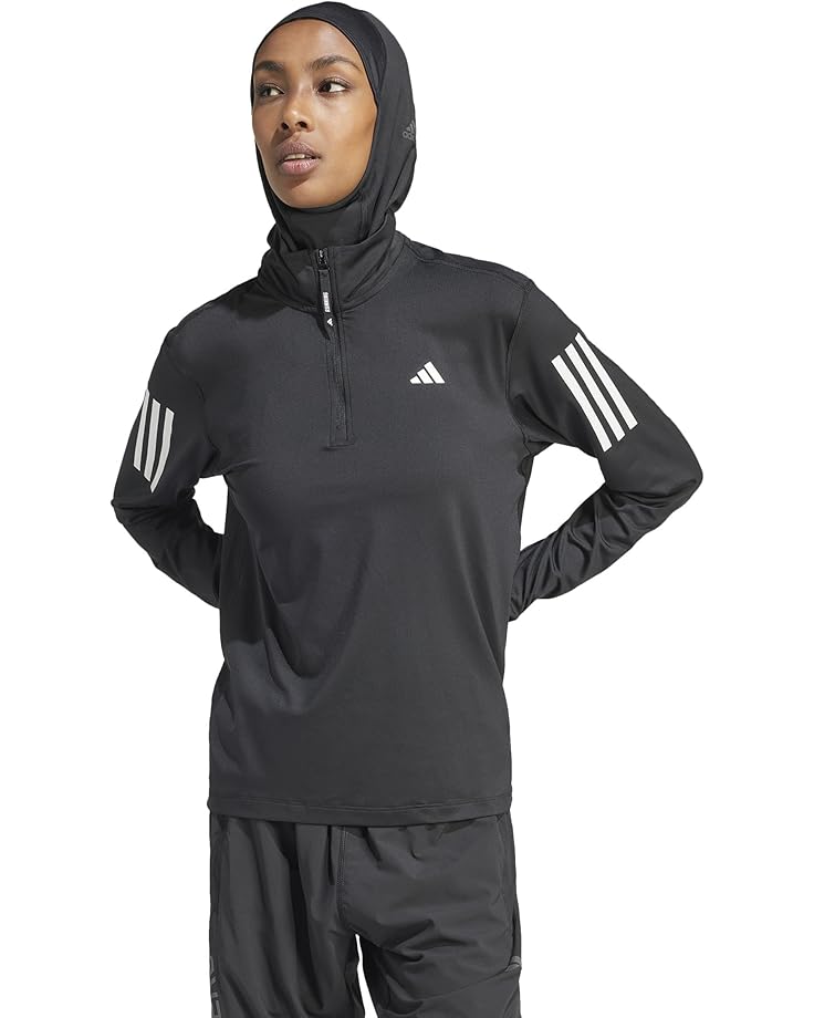 

Толстовка adidas Own The Run 1/2 Zip Sweatshirt, черный