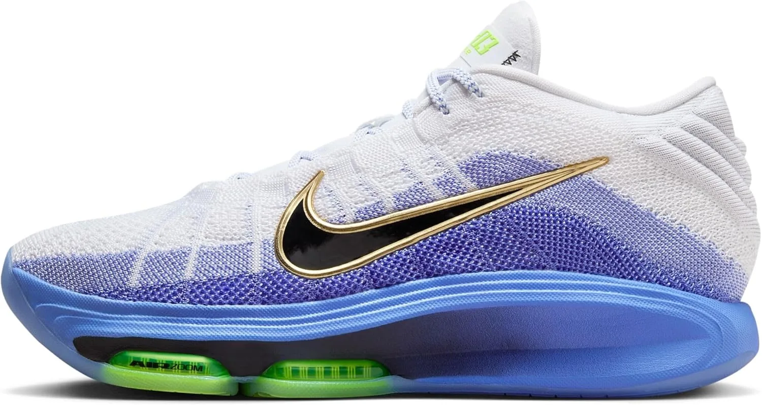 Мужские кроссовки Nike GT Hustle 3 на шнуровке, белый/черный