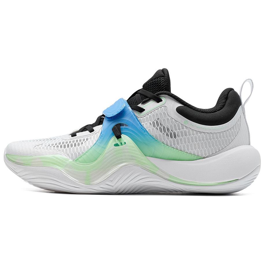 

XTEP Износостойкие дышащие баскетбольные кроссовки Balance Low-Top мужские, белые, черные, синие