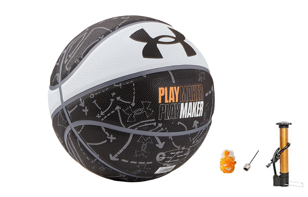 

Under Armour Баскетбольный мяч China Rubber Basketball Black White Size 7 Street Training