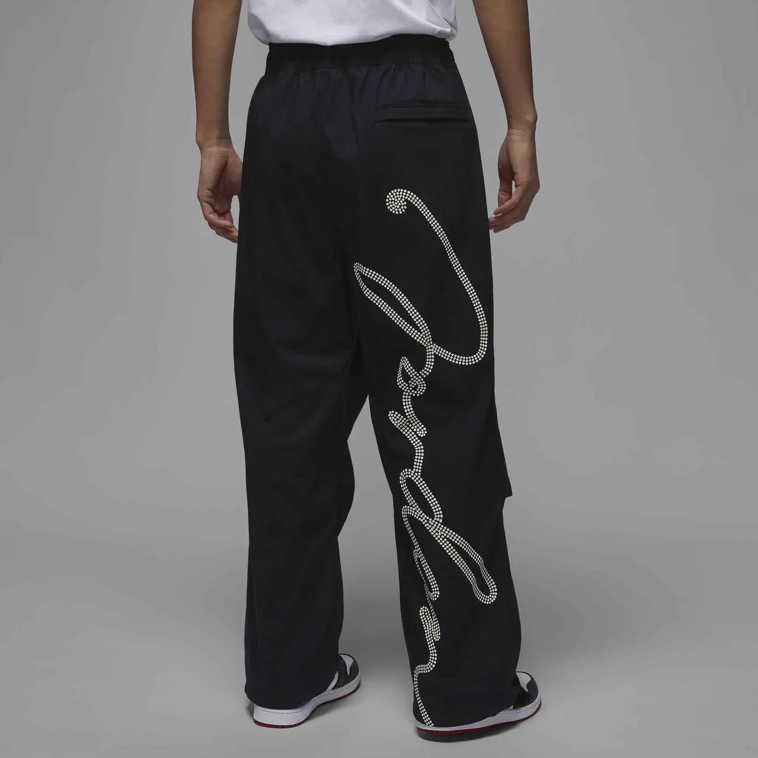 Jordan Спортивные брюки MVP мужские Black/Sail White/Sail White — фото 4