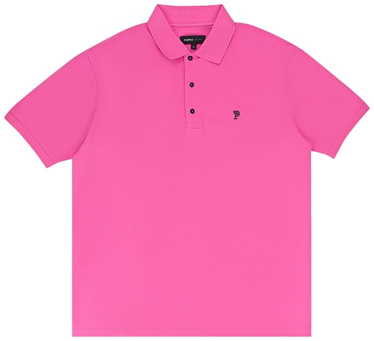 

Поло PURPLE BRAND Pique Knit Polo Shirt 'Pink', розовый