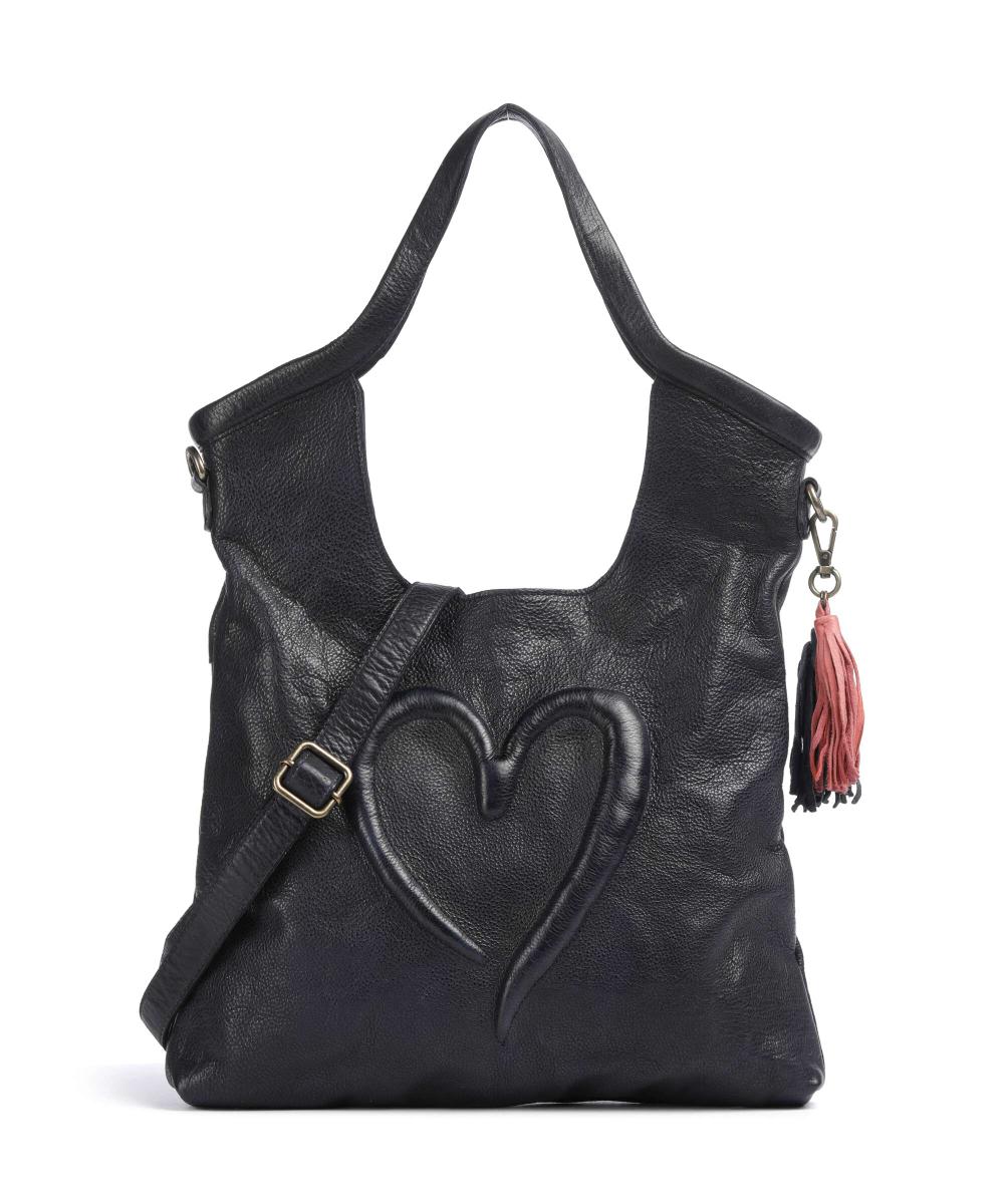 

Сумка Herzweg 6 из зернистой кожи Taschendieb Wien, синий