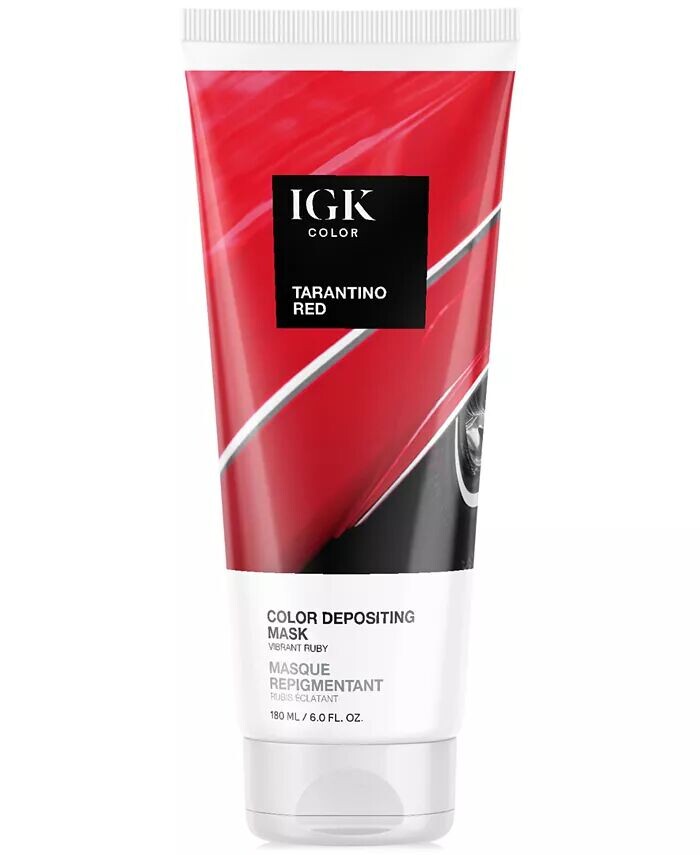 

Маска для депонирования цвета Igk Hair, цвет Tarantino Red