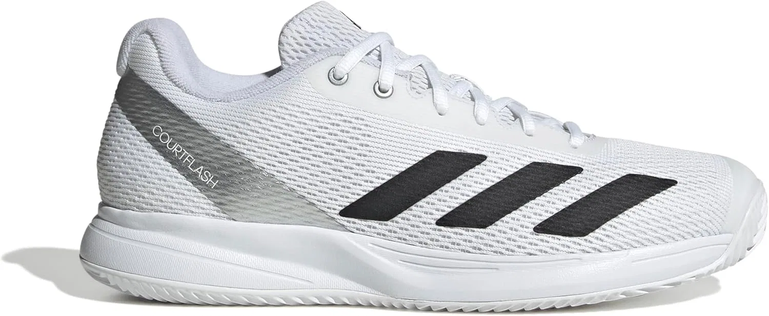 Мужские теннисные кроссовки Adidas Courtflash Speed ​​2, Cloud White Cloud White Core Black — фото 2