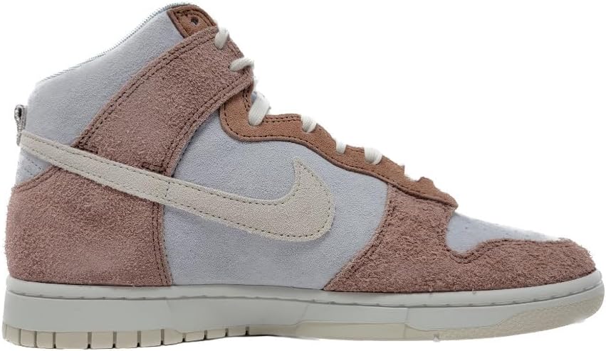 Кроссовки Nike Dunk High Black White (2021), Aura Phantom Fossil Rose — фото 2