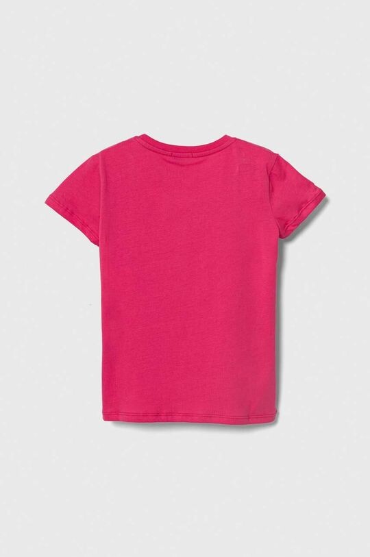 Pinko Up Детская хлопковая футболка, розовый — фото 2