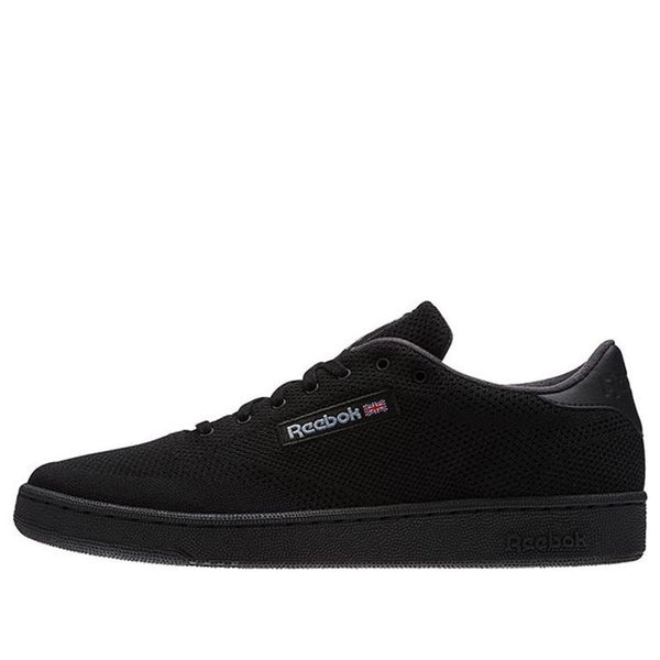 

Кроссовки club c 85 og ultraknit 'black' Reebok, черный