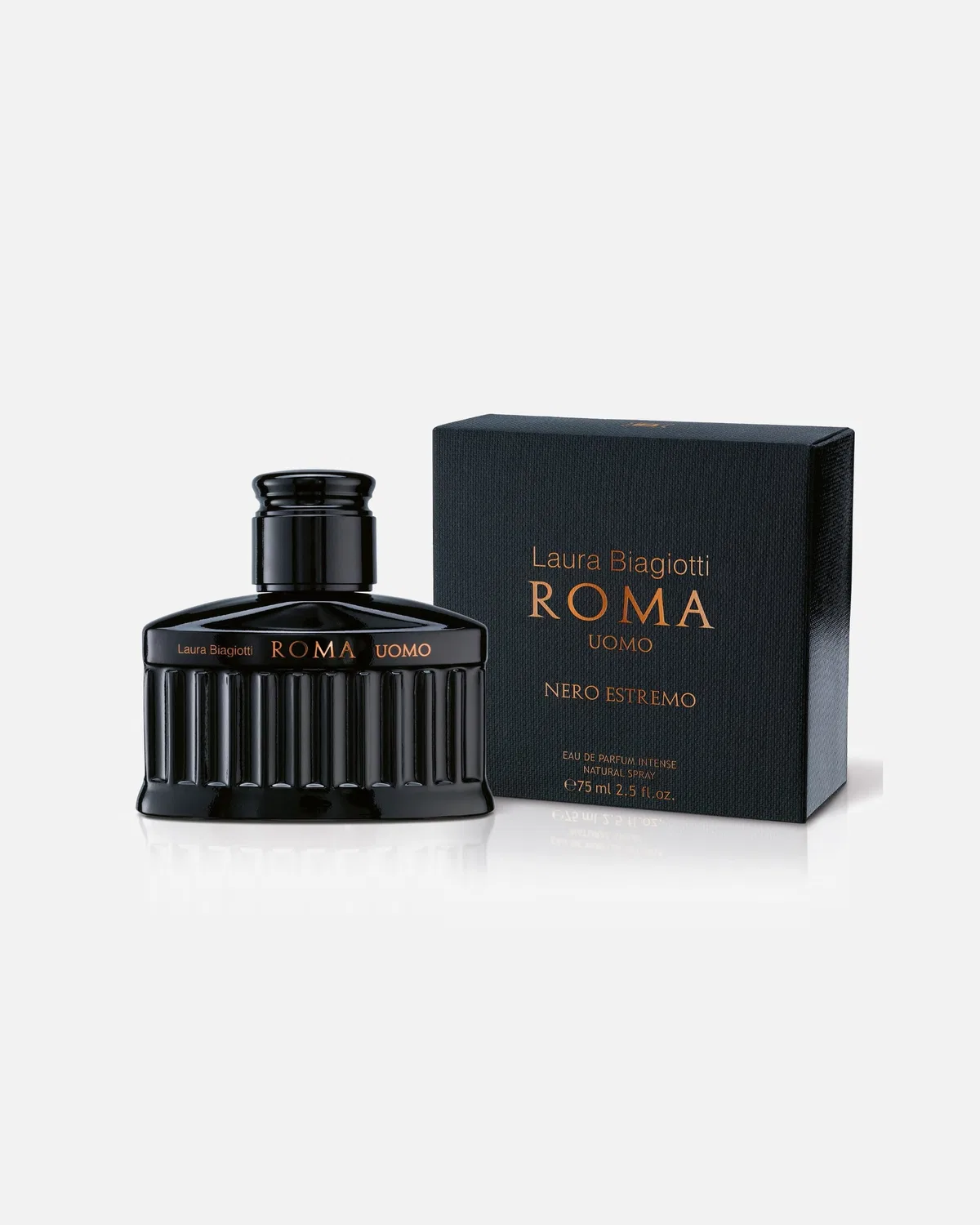 Парфюмированная вода Roma для мужчин Nero Extreme Intense Laura Biagiotti, 75 Ml — фото 2