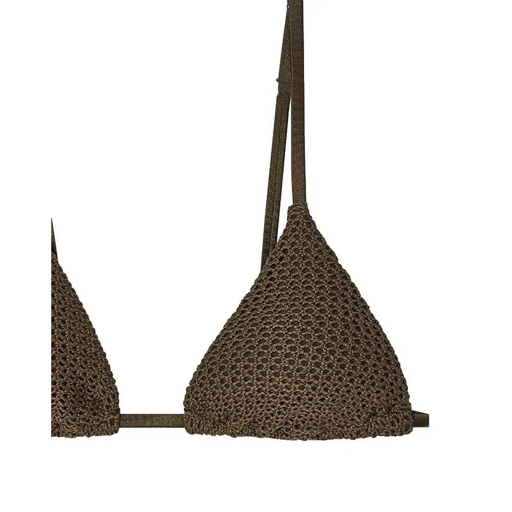 Женские плавки бикини с внутренней чашкой Emporio armani, Green — фото 2