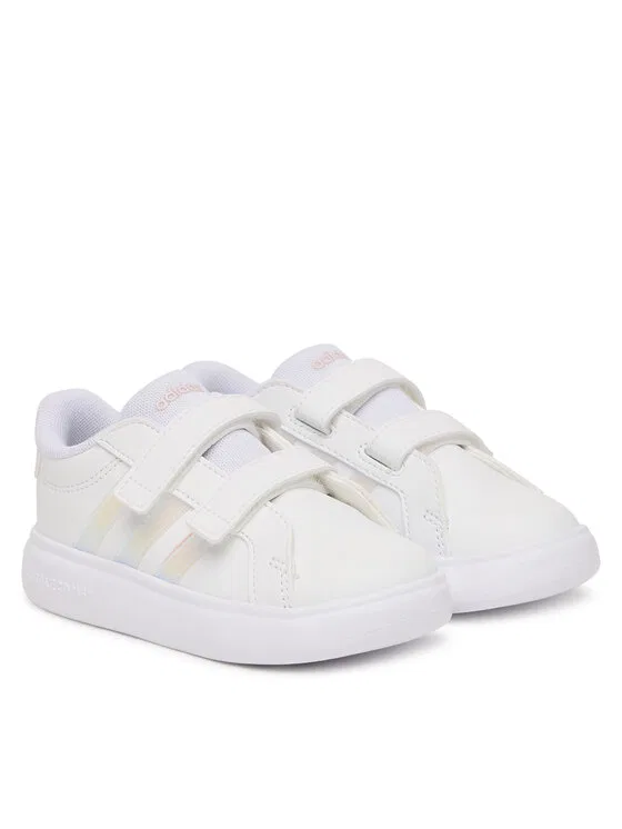 Кроссовки Grand Court 3.0 Bubble Shoes Infants Adidas, белый — фото 2