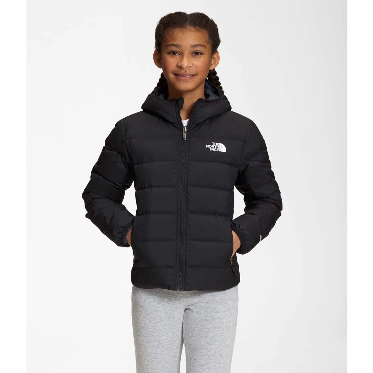 Куртка утепленная с капюшоном, двусторонняя, North Down, The North Face, TNF Black — фото 4