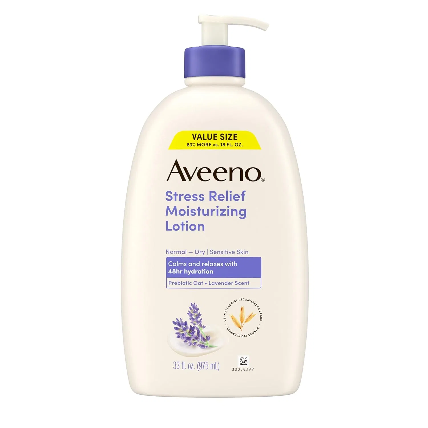 Лосьон для тела Aveeno Stress Relief с лавандой и ромашкой, 33 жидк. унц.