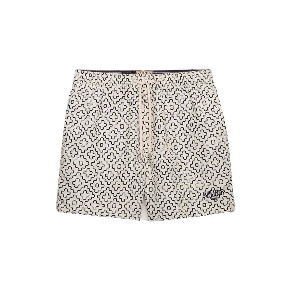 Шорты для плавания Premium Printed Superdry, белый — фото 3