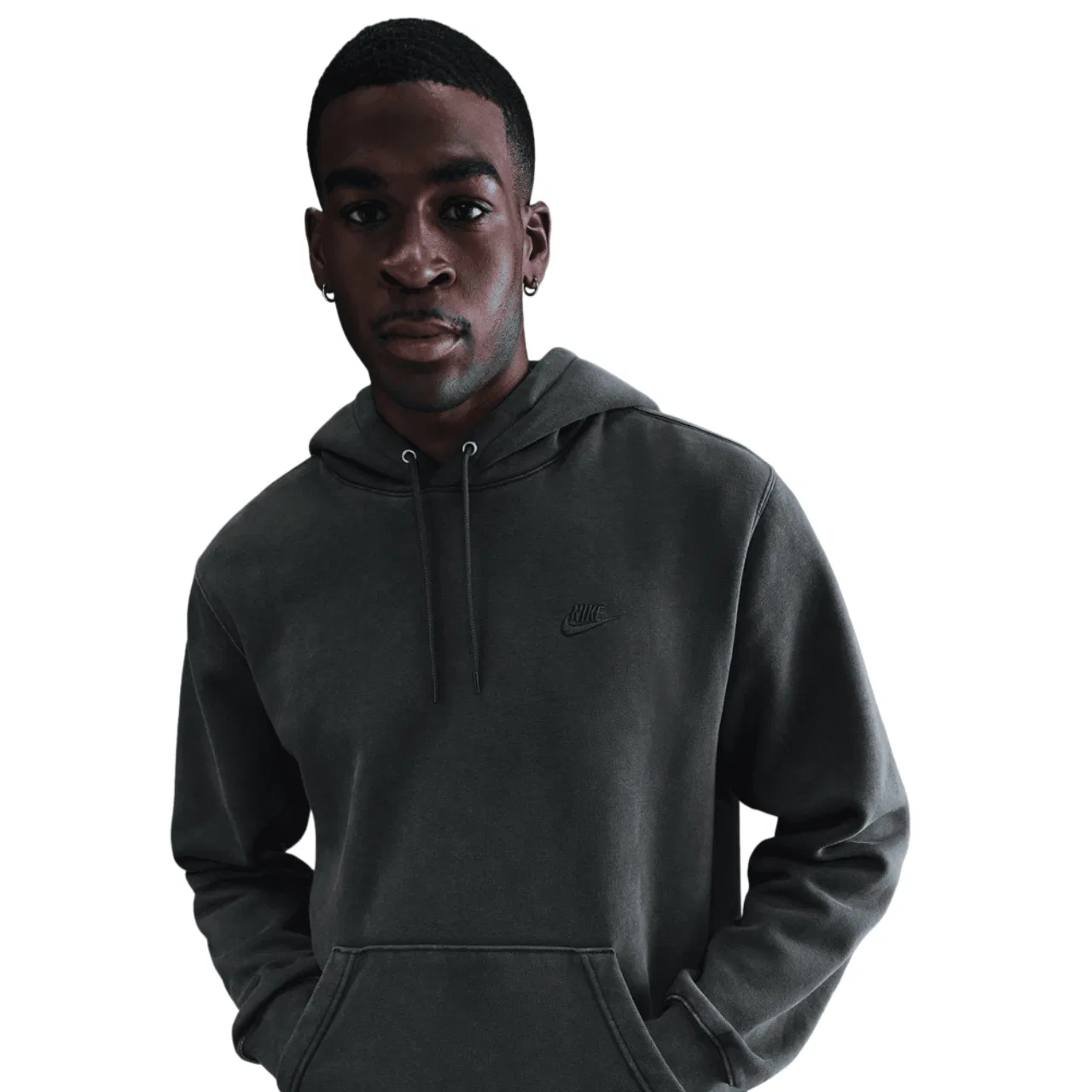 Толстовка мужская CWash Club Basketball Nike, цвет Anthracite