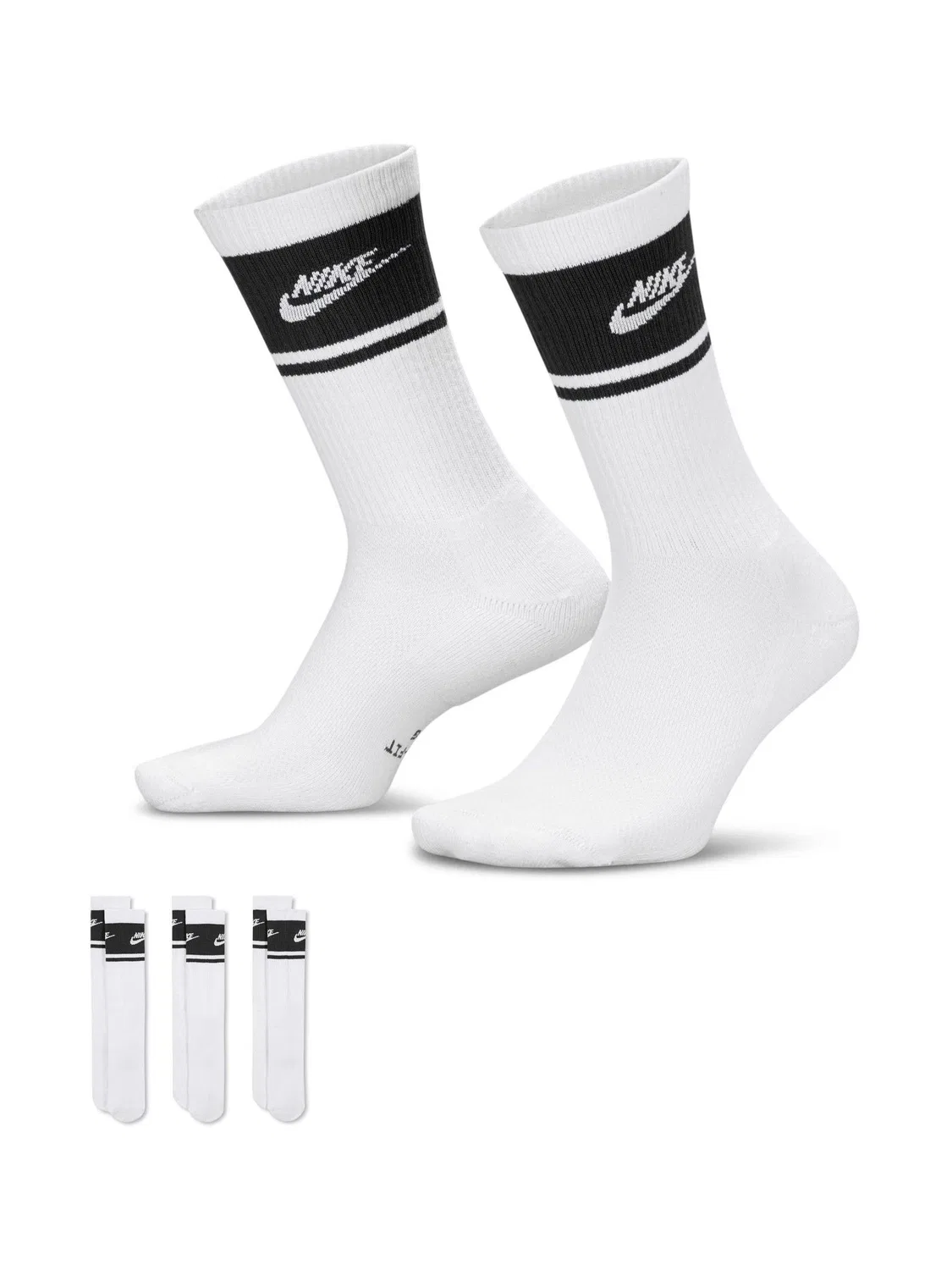 Носки Nike Everyday Elevated Crew, 3 пары, белый