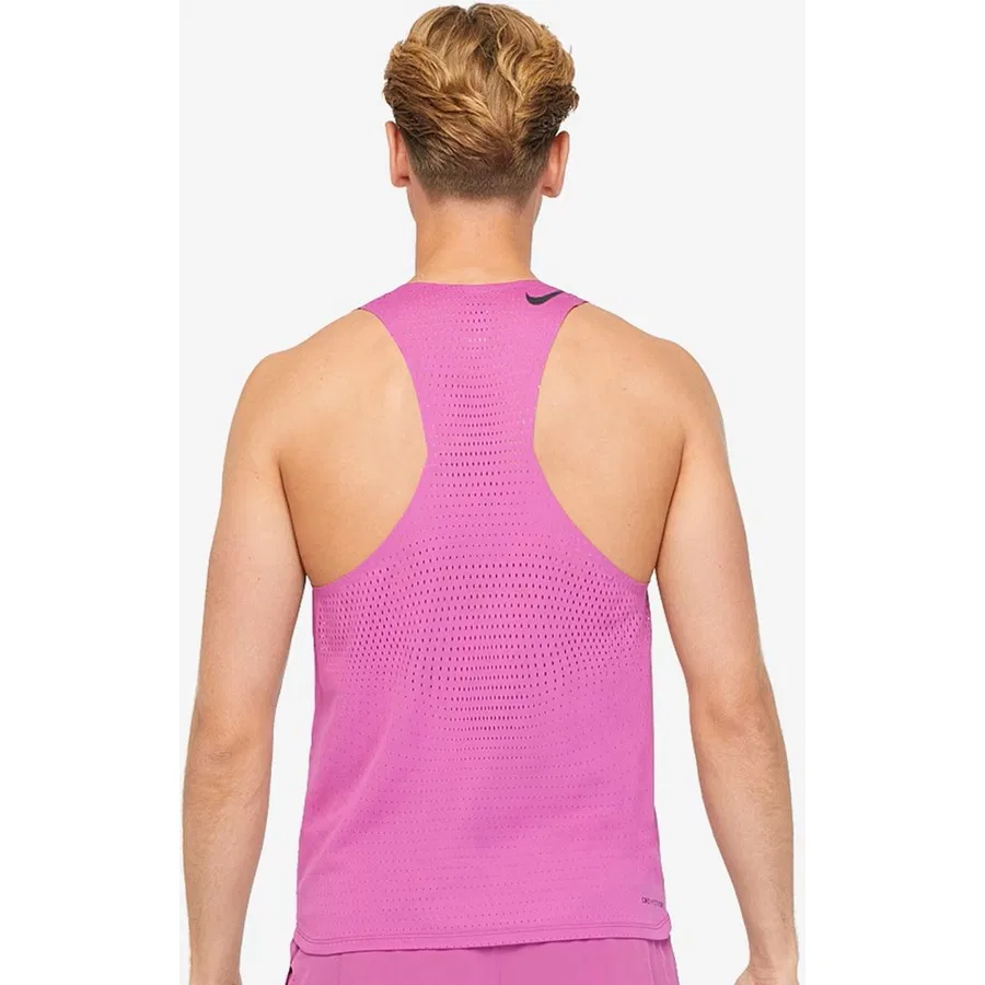 Беговая майка-безрукавка Nike Dri-FIT AeroSwift Running Adv Singlet, Фуксия — фото 2