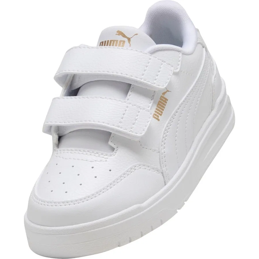 Детские спортивные кроссовки Puma Shuffle Downtown Lo V Ps, Белый — фото 3