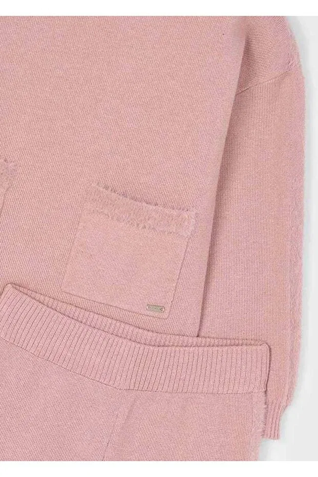Детский спортивный костюм для девочек с капюшоном Mayoral, Pink — фото 3