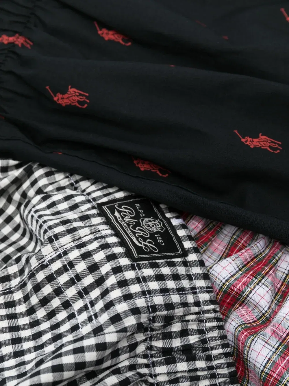 Комплект из трех боксеров с нашивкой-логотипом POLO RALPH LAUREN, черный — фото 4