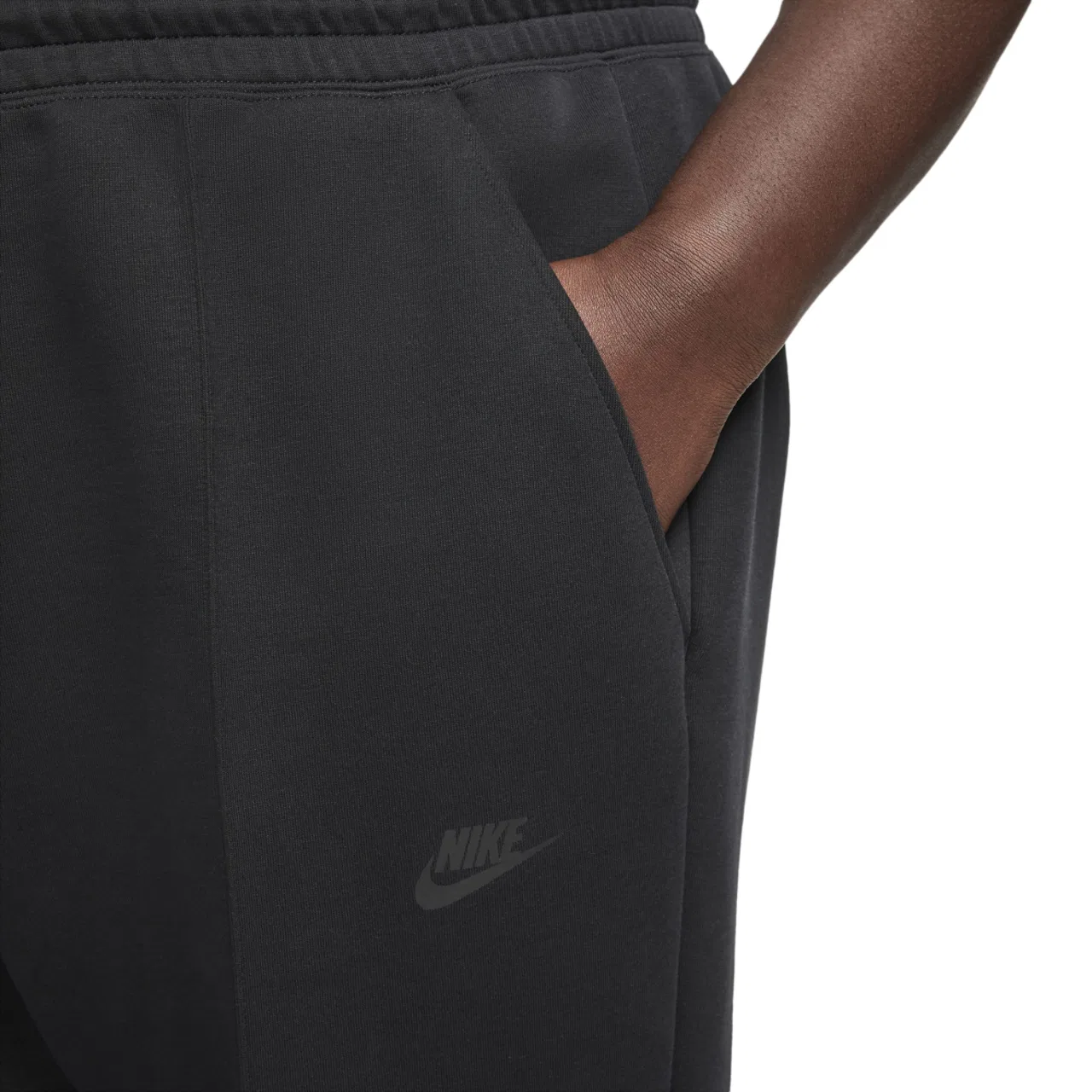 Женские спортивные брюки больших размеров NSW Tech Fleece MR Joggers Nike, черный — фото 3