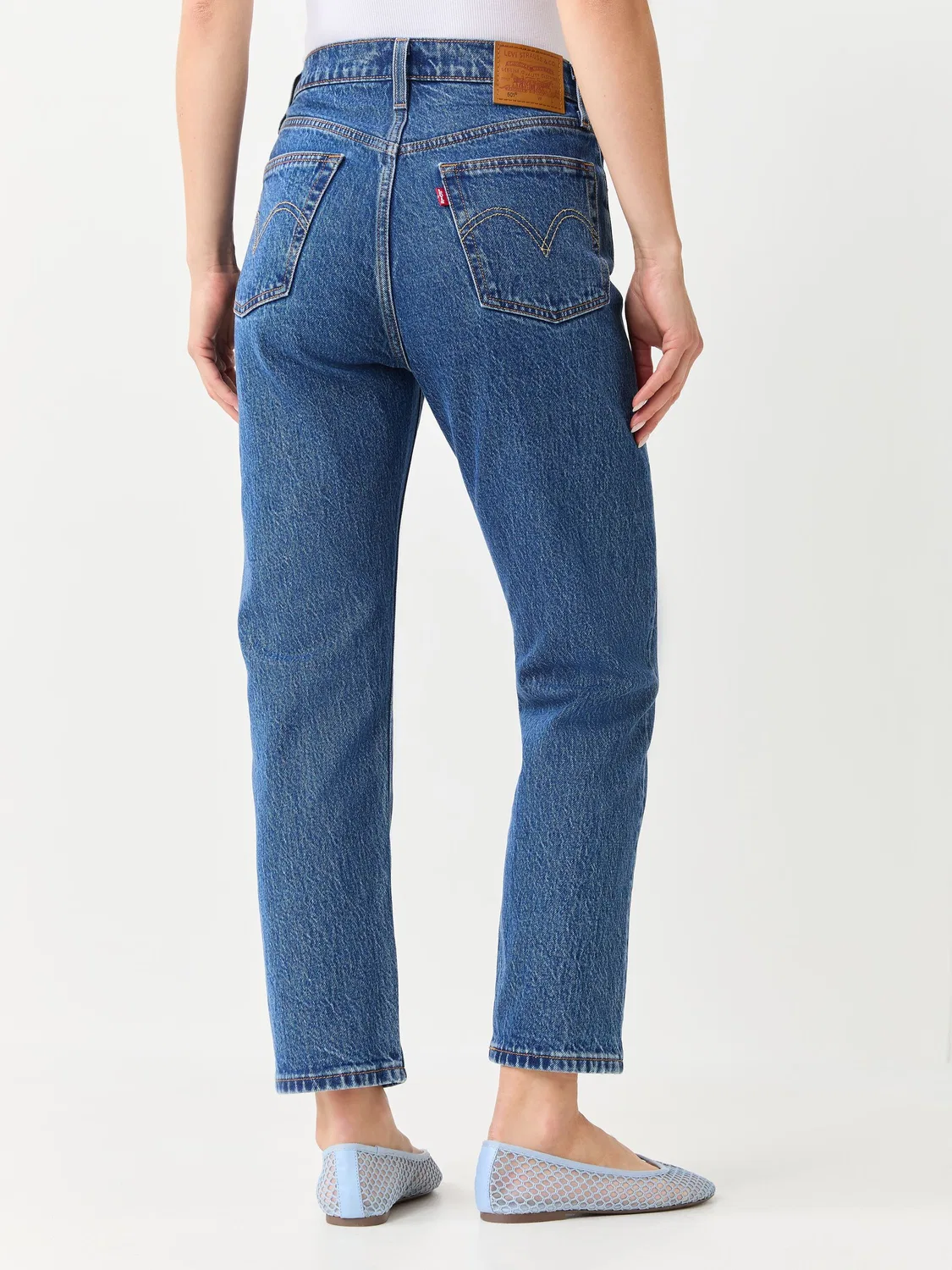 Синие джинсы Levi's — фото 3