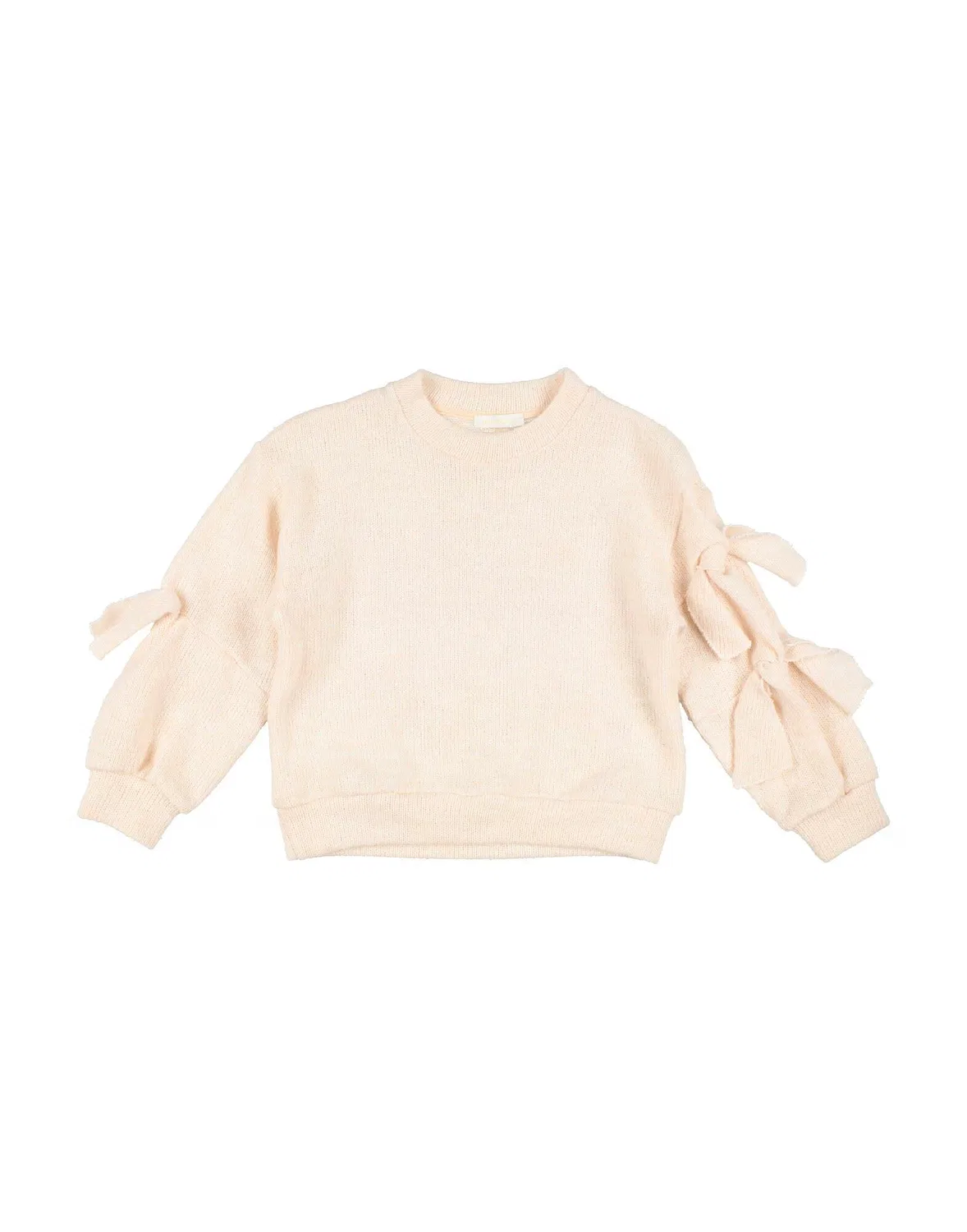 Детский джемпер с воротником-гольф Beige Meilisa Bai, бежевый