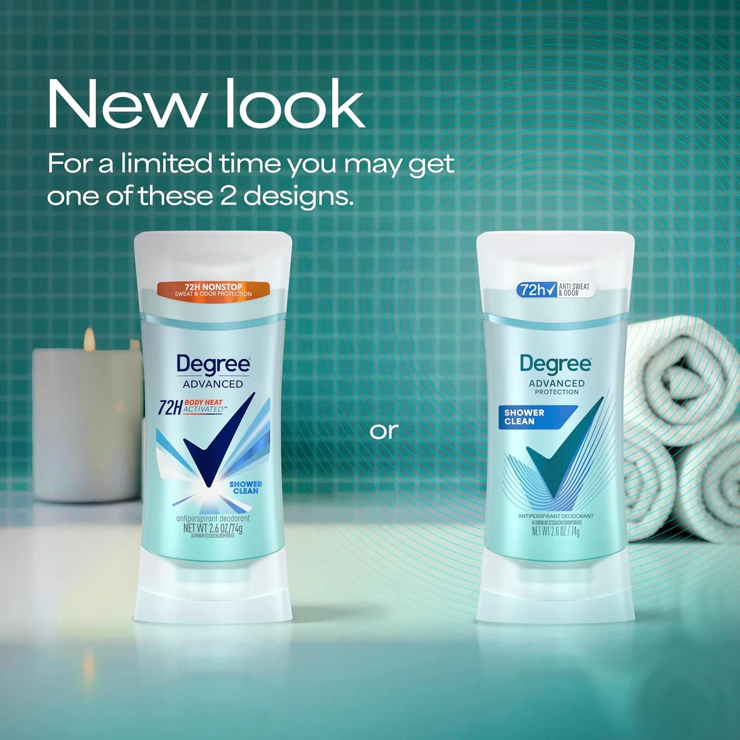 Антиперспирант-дезодорант Degree MotionSense Shower Clean, 75 мл — фото 3