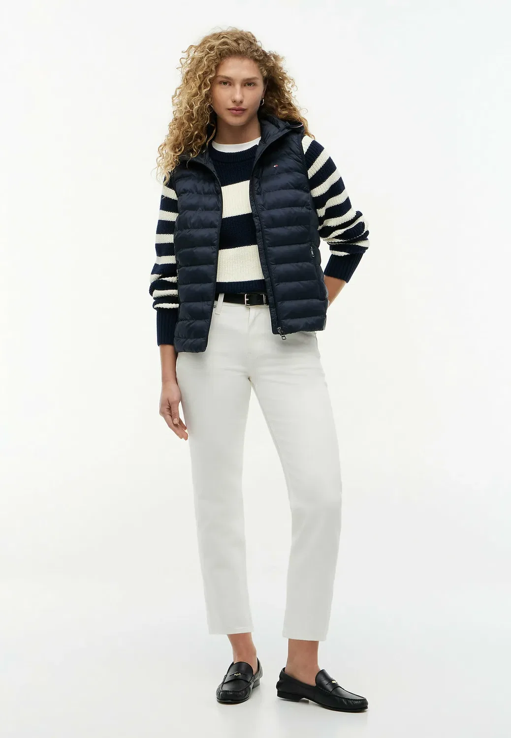 Глубокий стеганый жилет Tommy Hilfiger, Navy Blue — фото 2