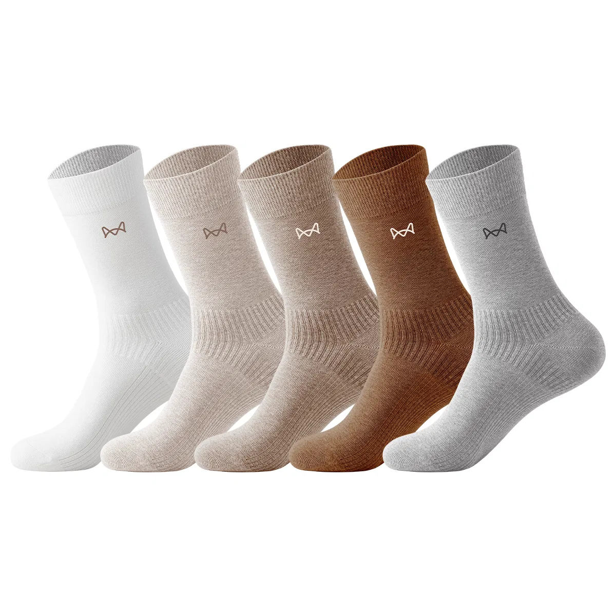 Детские носки-гольфы комплект из 5 пар, Unisex Crew Socks, MIIOW