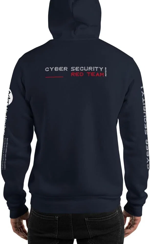 Худи унисекс Cyber ​​Security Red Team v2 (принт со всех сторон)
