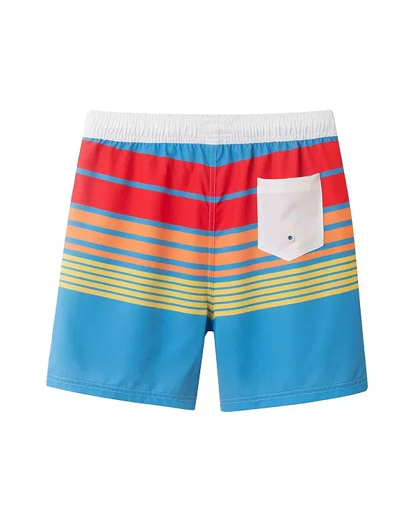 Детские плавки для мальчиков с завязкой на поясе Andy & Evan, Multi Stripe — фото 2