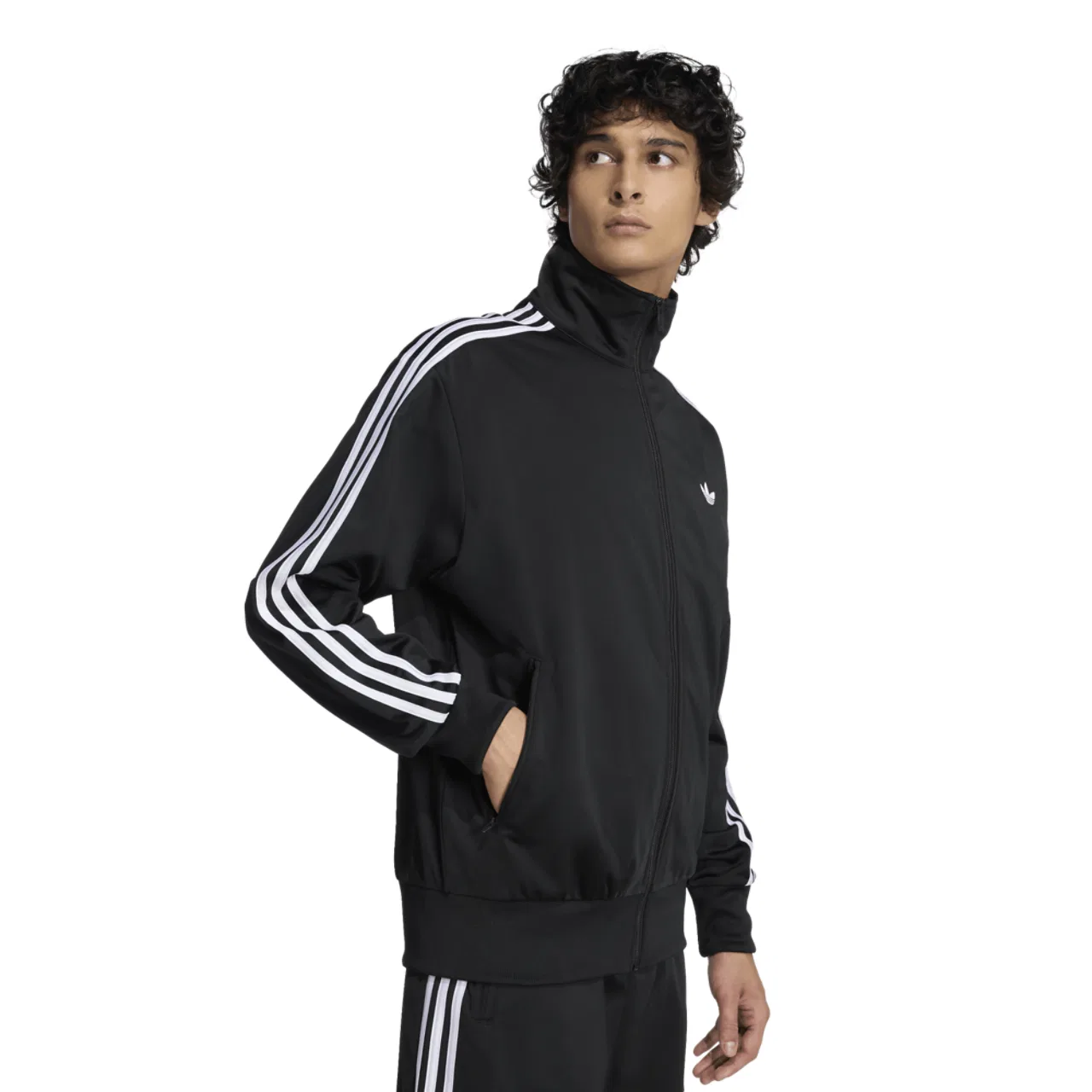 Мужская куртка Firebird Track Top Adidas, черный/белый — фото 4