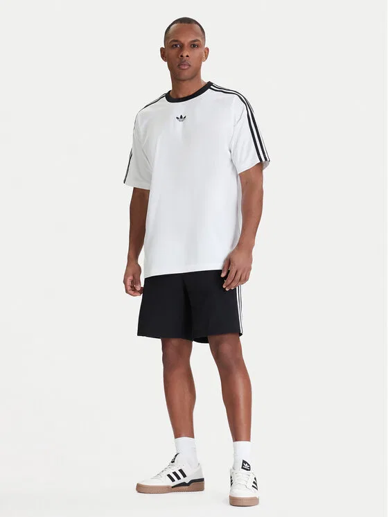 Футболка loose fit adicolor Jacquard Adidas, белый — фото 2