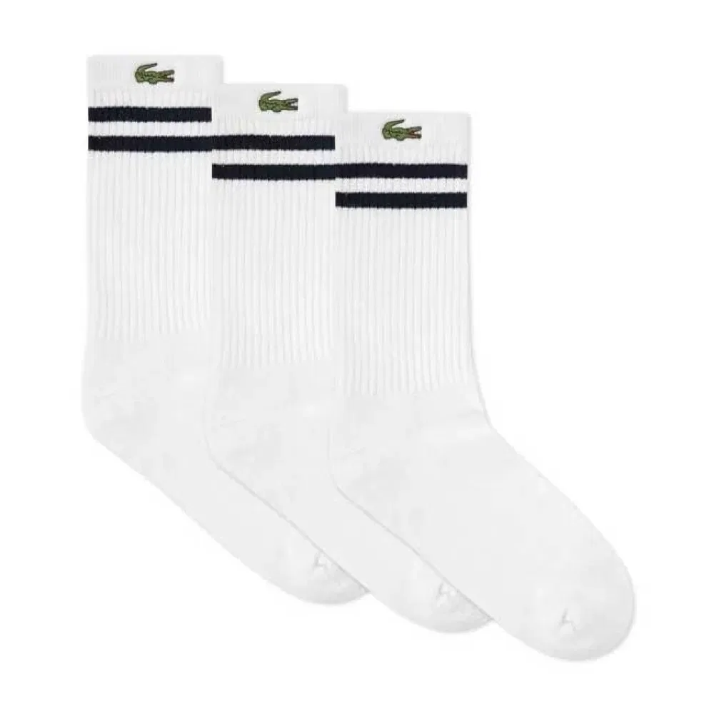 Носки 3 пары Lacoste Kids, белый — фото 2