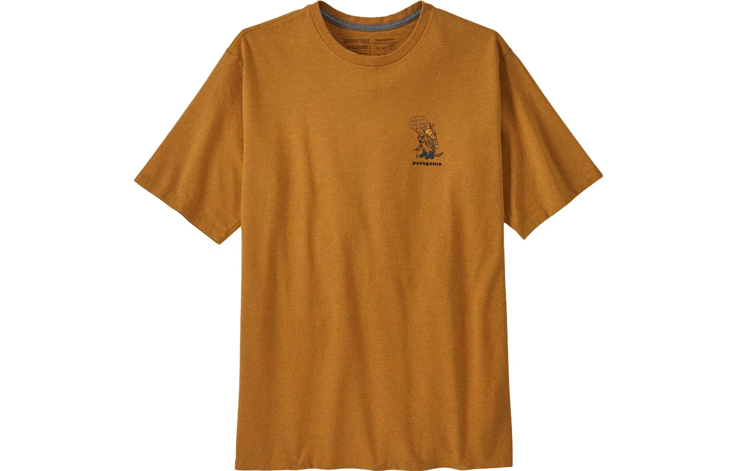 Мужская футболка с принтом Patagonia Responsibili Tee, Black