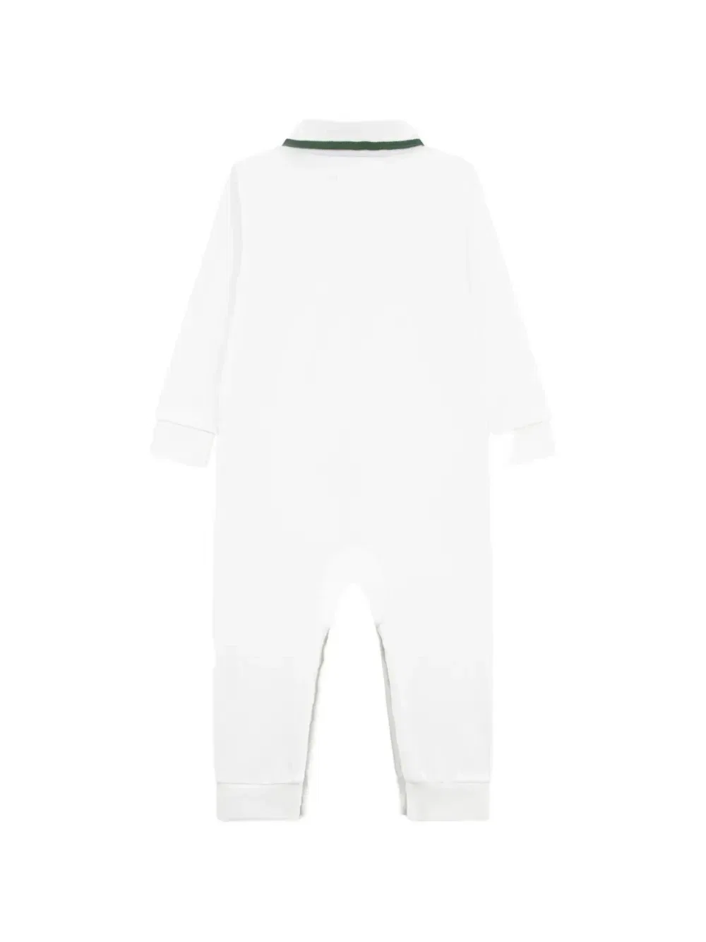Комбинезон с длинным рукавом и нашивкой-логотипом Lacoste Kids, белый — фото 2